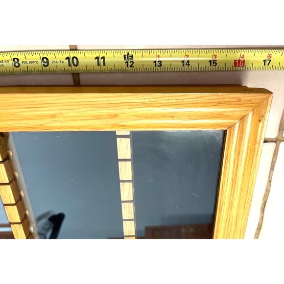 Wooden Display Case With Glass Front & Black Velvet Lining C200 - Picture 6 of 9